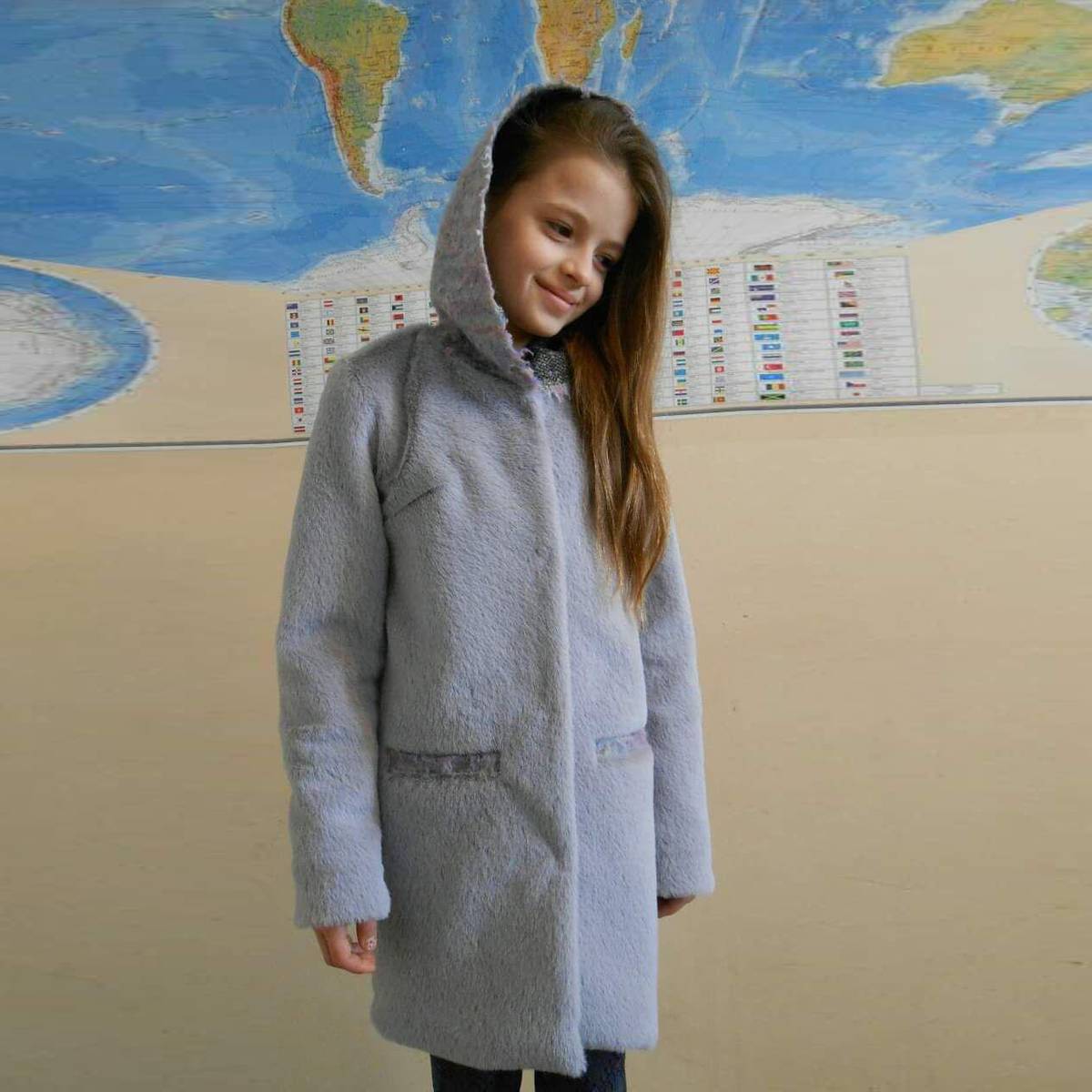 Меховые пальто для детей